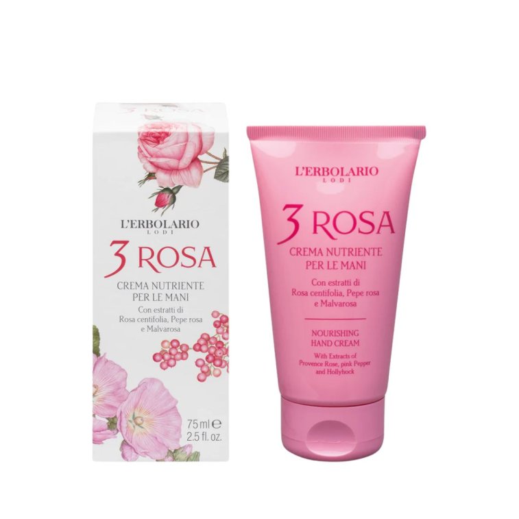 3 ROSA CREMA NUTRIENTE PER LE MANI 75ML