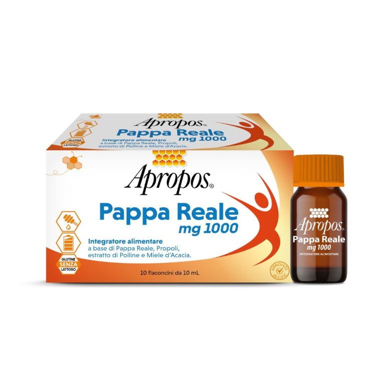 APROPOS VITA+ PAPPA REALE 1000 MG 10 FLACONCINI