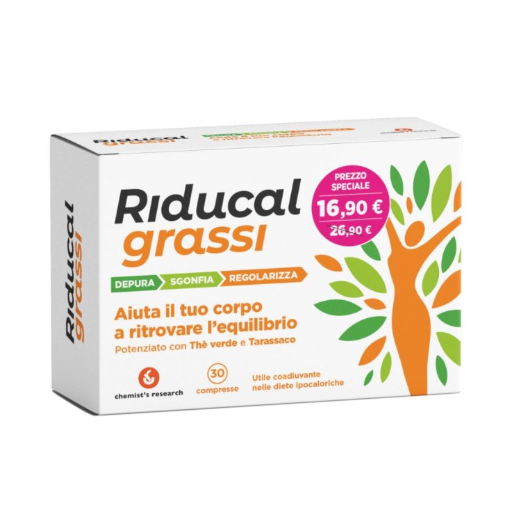 RIDUCAL GRASSI 30CPR - spedizione gratuita con l'acquisto di 2 confezioni