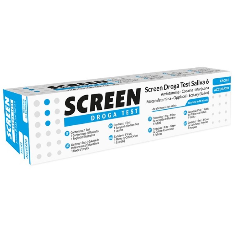 SCREEN DROGA TEST SALIVA 6 SCREEN DROGA TEST SALIVA 6