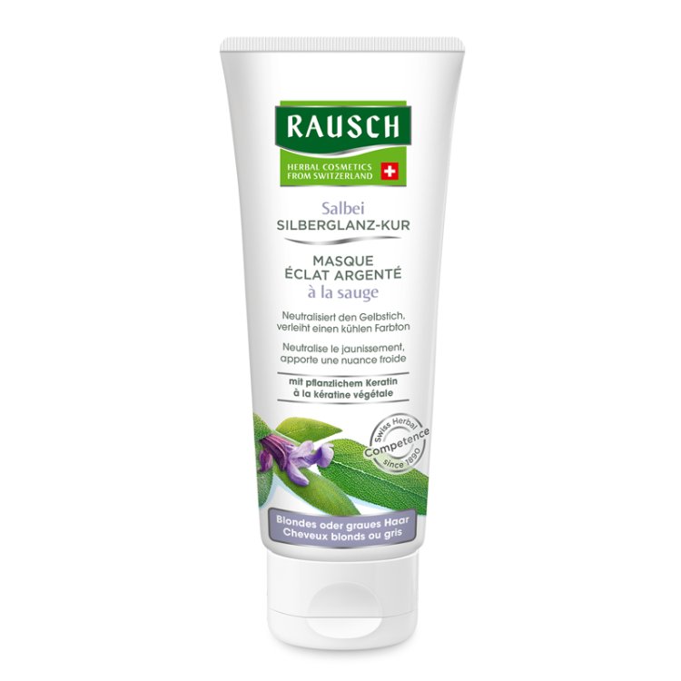 RAUSCH MASCHERA CURATIVA LUCENTEZZA ARGENTE ALLA SALVIA 100ML