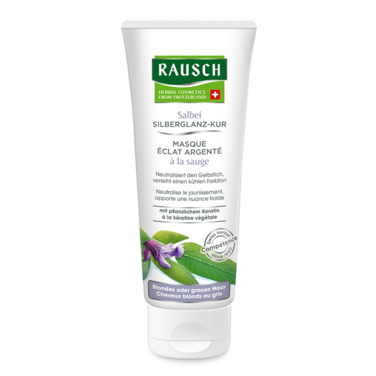 RAUSCH MASCHERA CURATIVA LUCENTEZZA ARGENTE ALLA SALVIA 100ML
