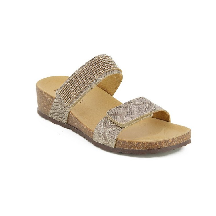 PAN10087 PANTOFOLA ORO 41
