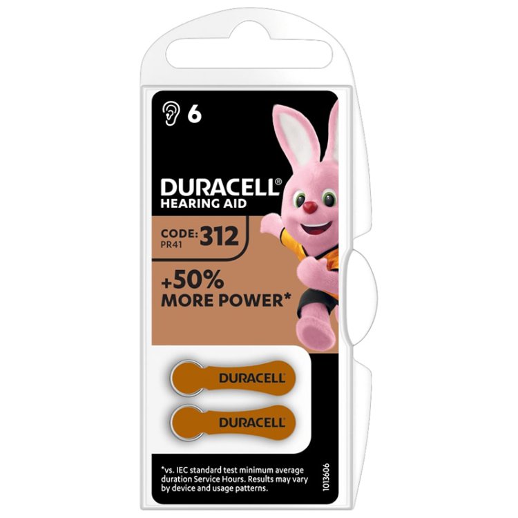 DURACELL EASY TAB 312MARRONE