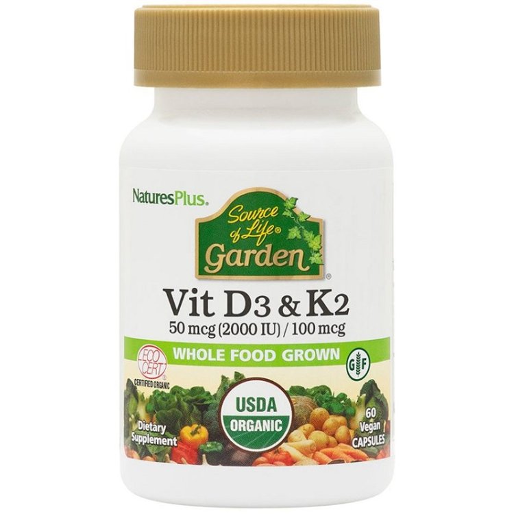 VITAMINA D3 & K2 50MCG 60CPS VITAMINA D3 & K2 50MCG 60CPS