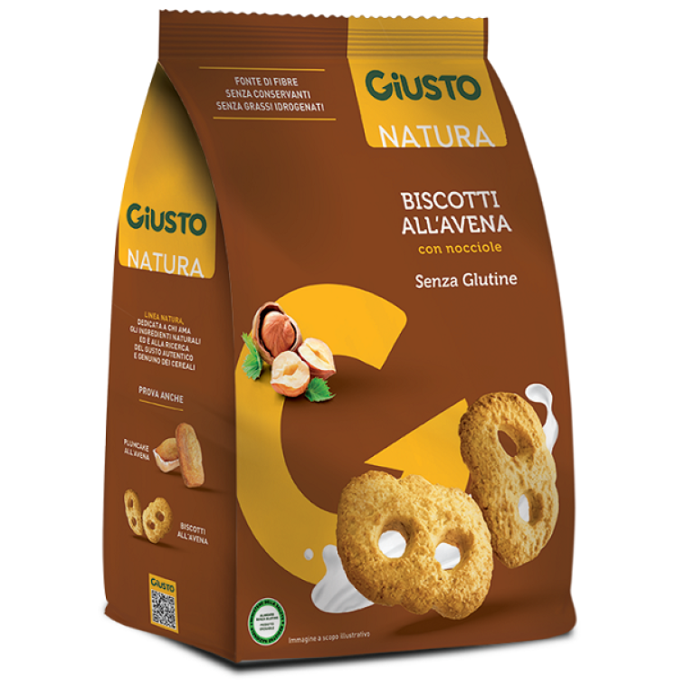 BISCOTTI AVENA C/NOCCIOLE S/GL