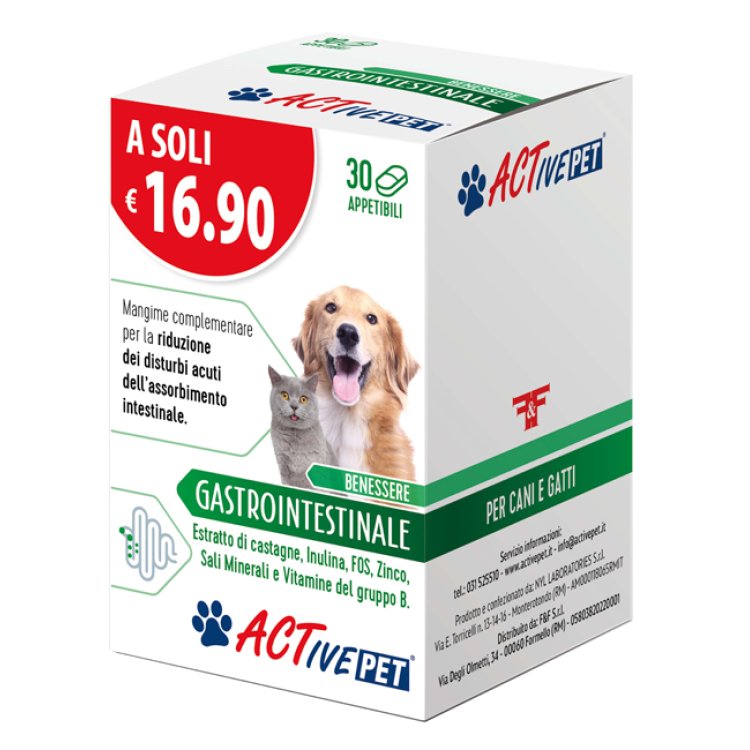 ACTIVE PET GASTROINTEST 30CPR ACTIVE PET GASTROINTEST 30CPR