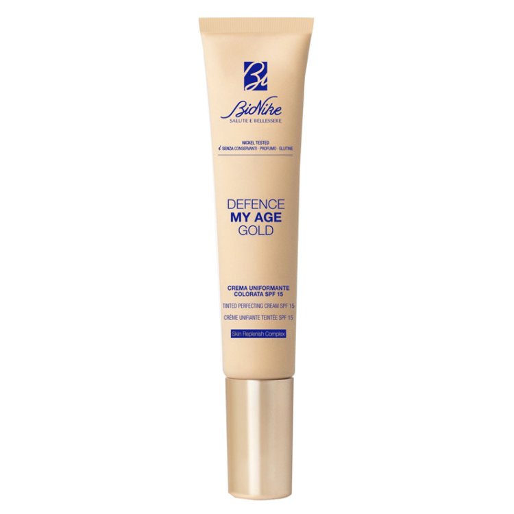DEFENCE MY AGE GOLD CREMA UNIFORMANTE COLORATA SPF15 DEFENCE MY AGE GOLD CREMA UNIFORMANTE COLORATA SPF15