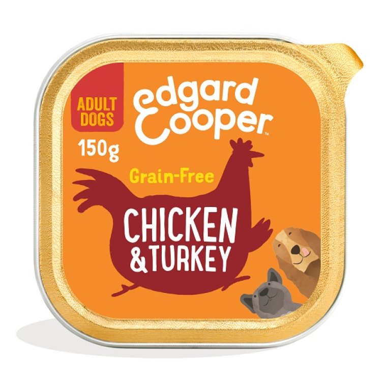 E&C DOGADULTCHICKEN/TURK150G