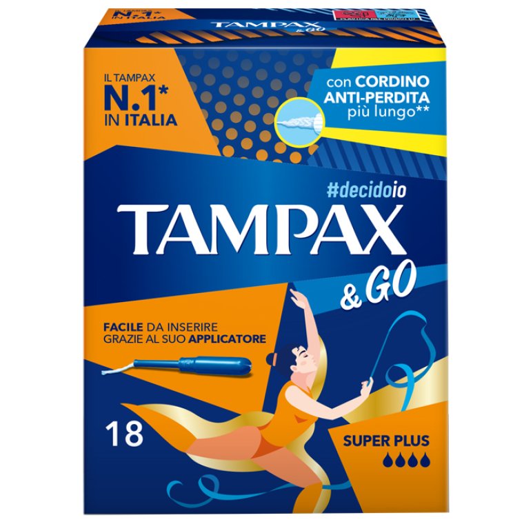 TAMPAX &GO SUPER PLUS 18PZ