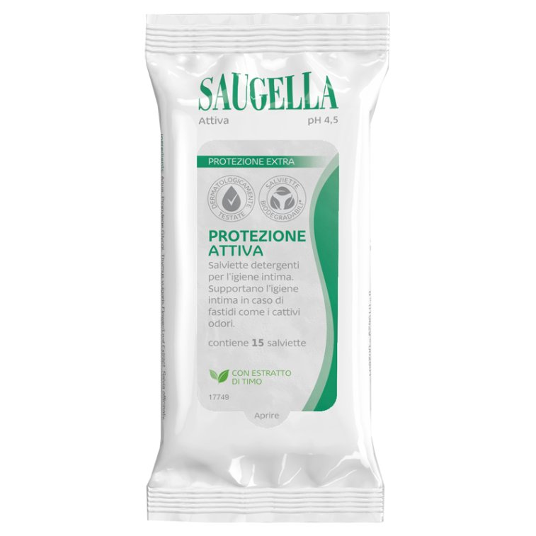 SAUGELLA ATTIVA SALVIETTINE 15