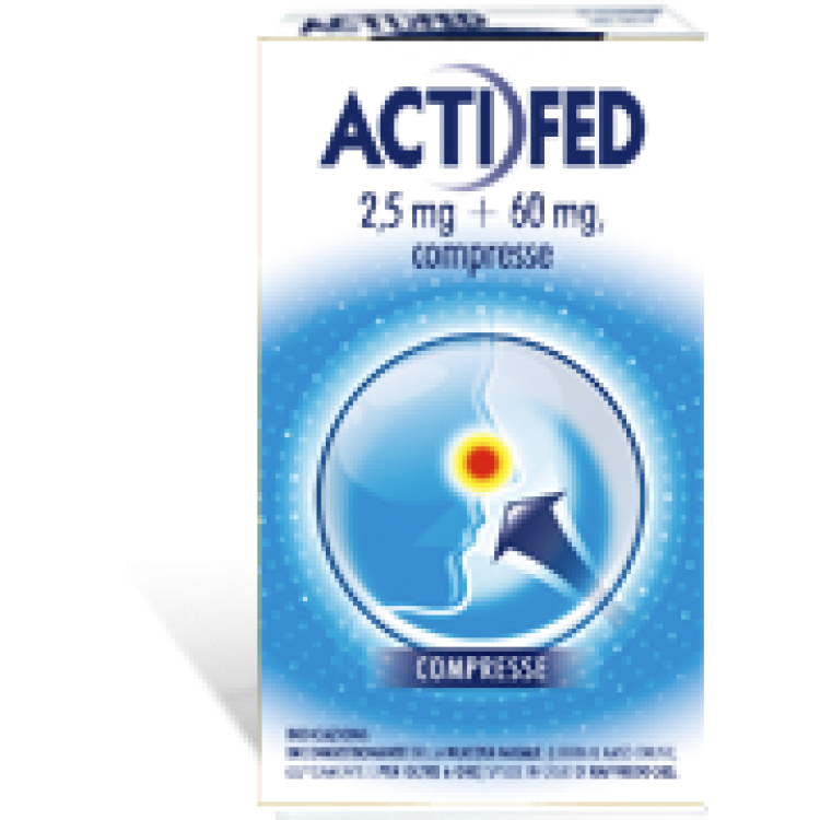 ACTIFED*12CPR 2,5MG+60MG