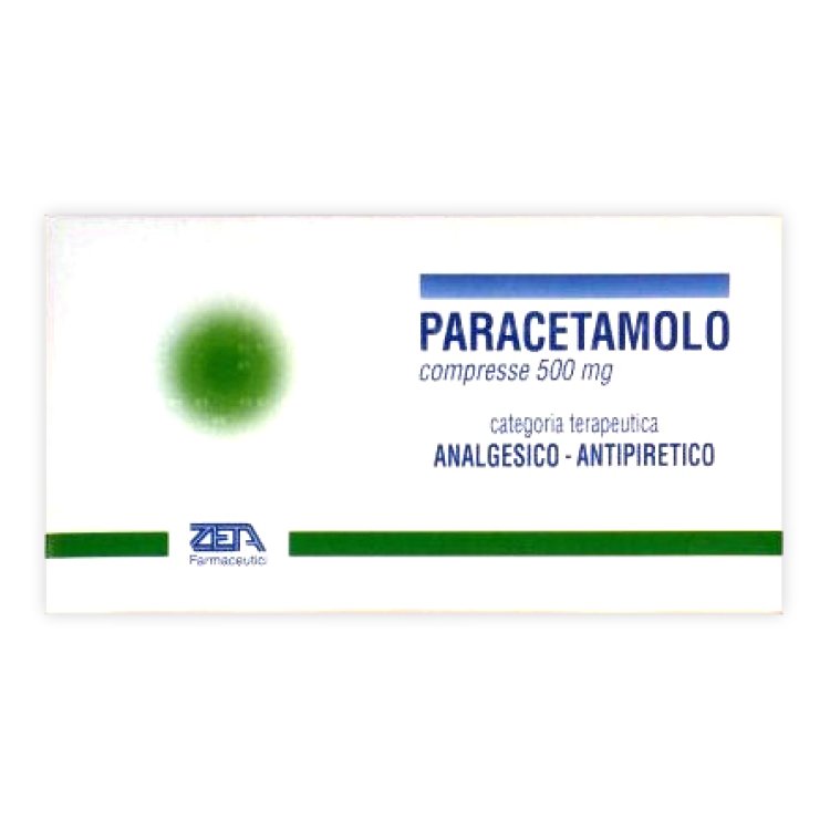 PARACETAMOLO ZETA 20CPR500MG