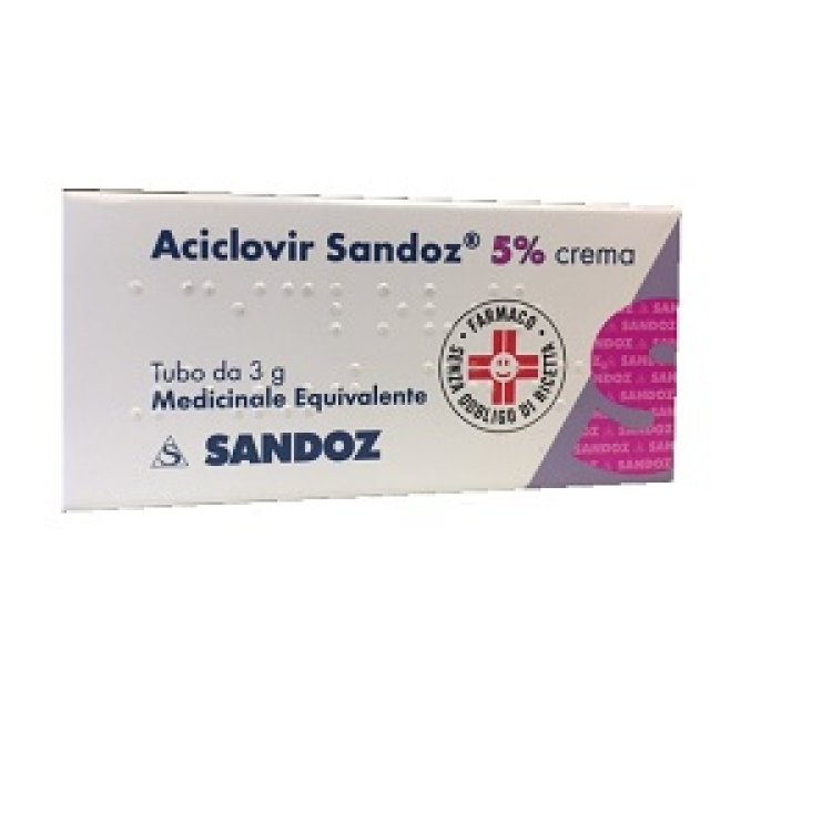 ACICLOVIR SAND*CREMA 3G 5% ACICLOVIR SAND*CREMA 3G 5%