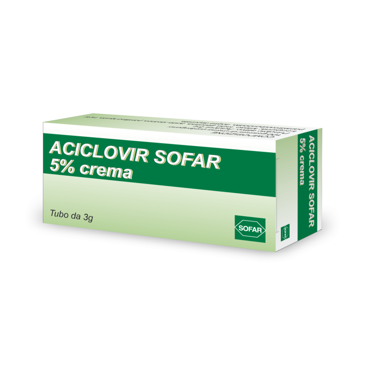 ACICLOVIR SOFAR*CREMA 5% 3G ACICLOVIR SOFAR*CREMA 5% 3G