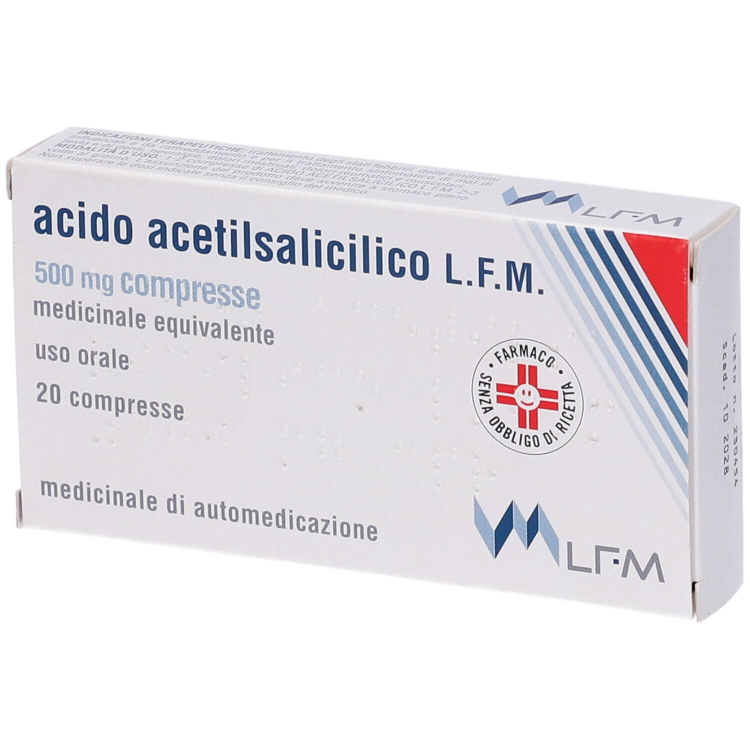 ACIDO ACETILSALICLFM20CPR500